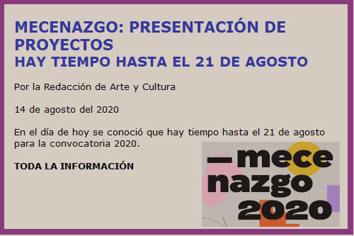 MECENAZGO NUEVA FECHA